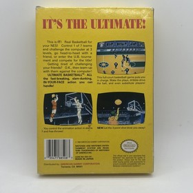 Ultimate Basketball Nintendo Entertainment System NES with Original Box