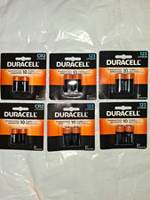 6 PACKS Duracell Lithium 3V Battery CR2 / 123 12 TOTAL BATTERIES