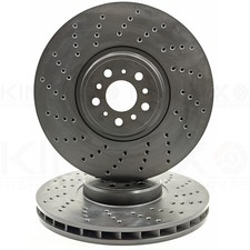 FITS BMW M5 F90 M8 F91 F92 F93 Competition FRONT LEFT RIGHT BRAKE DISCS PAIR