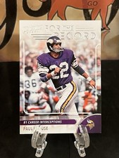 2023 Panini Prestige Paul Krause #20 For The Record Minnesota Vikings