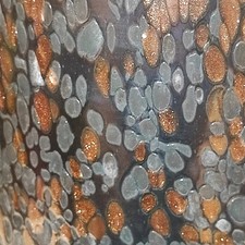 Gigantische 42 cm grosse Muranoglas Boden Vase LAMBERT KOLLEKTION Label 3,2 kg 