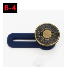 5PCS Metal Button Extender For Jeans Pants Adjustable Waistband Expander Tool
