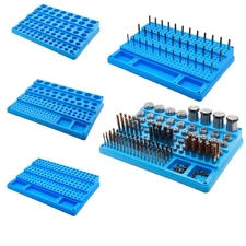 CNC Tool Organizer with Multiple Hole Configurations Perfect for Workshop Use