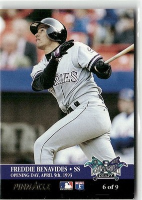1993 Pinnacle Opening Day Freddie Benavides/Walt Weiss Colorado Rockies/Florida