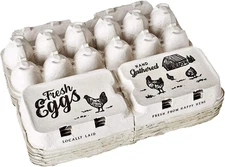 Half Dozen Empty Egg Cartons- Bulk 50 Full Dozen Can Split to 100 Half Dozen Siz