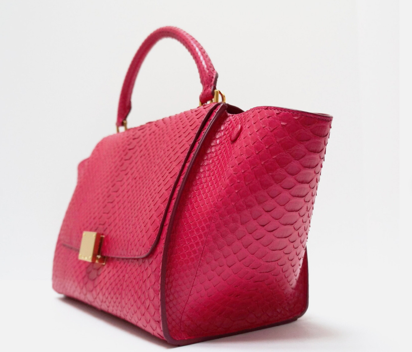 CELINE TRAPEZE PYTHON LEATHER HADBAG AUTHENTIC / … - image 3