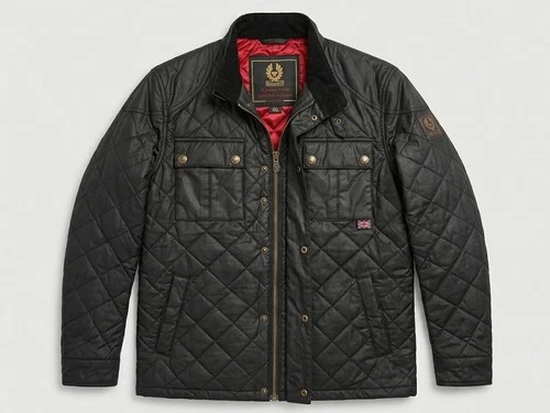 Belstaff  Mens Qulited Waxed Jacket Gold Label - product listing photo