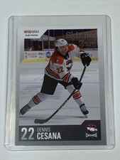 Dennis Cesana #22 Charlotte Checkers Hockey Card 2023 2024 Season AHL Edition NC
