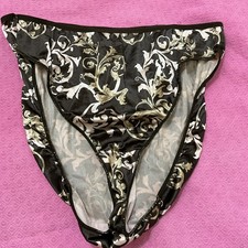 Vintage Hanes Her Way Satin Stretch Hi-Cut Brief Women's Panties 626
