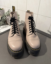 Dr. Martens Sinclair Beige | Plateau Leder St...