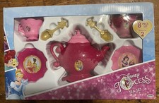 Disney Princess Tea Set Pretend Kitchen Cinderella Snow White Rapunzel Ariel Bel