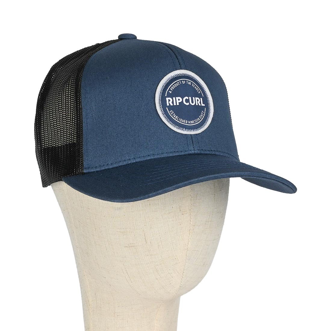 RIP CURL ROUTINE 2.0 TRUCKER CAP.LIGHT NAVY SNAPBACK ADJUSTABLE BASEBALL HAT W26 - Image 3
