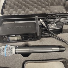Shure GLXD4R Wireless System w/ GLXD2/Beta 87A Handheld Mic 2.4GHz Rack Receiver