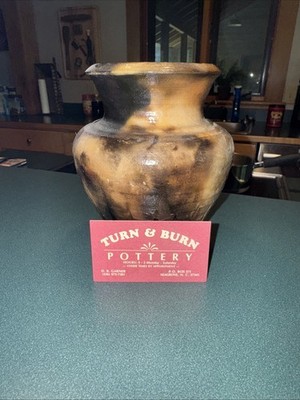 Vintage Turn And Burn Pottery Vase (Seagrove, NC)