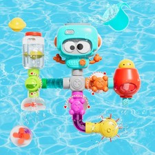 DIY Assemble Water Pipe, Bath Toys for Ages 4-8, DIY Building Kit for Ages 5-...