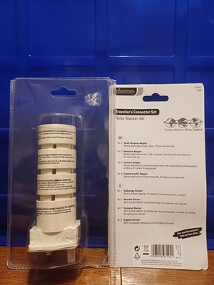 ''Vivanco'' Reisestecker-Set 4 Stück (Reiseadapter)! 1x benutzt!