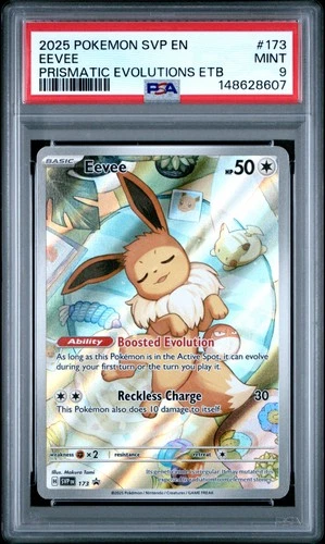 2025 POKEMON SVP EN-SV BLACK STAR PROMO #173 EEVEE PSA 9