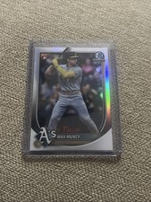 2025 Bowman Chrome Max Muncy Red RC Variation Rookie Logo Athletics Refractor