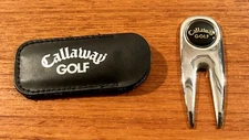 Vintage Callaway Metal Logo Golf Ball Mark Divot Repair Tool