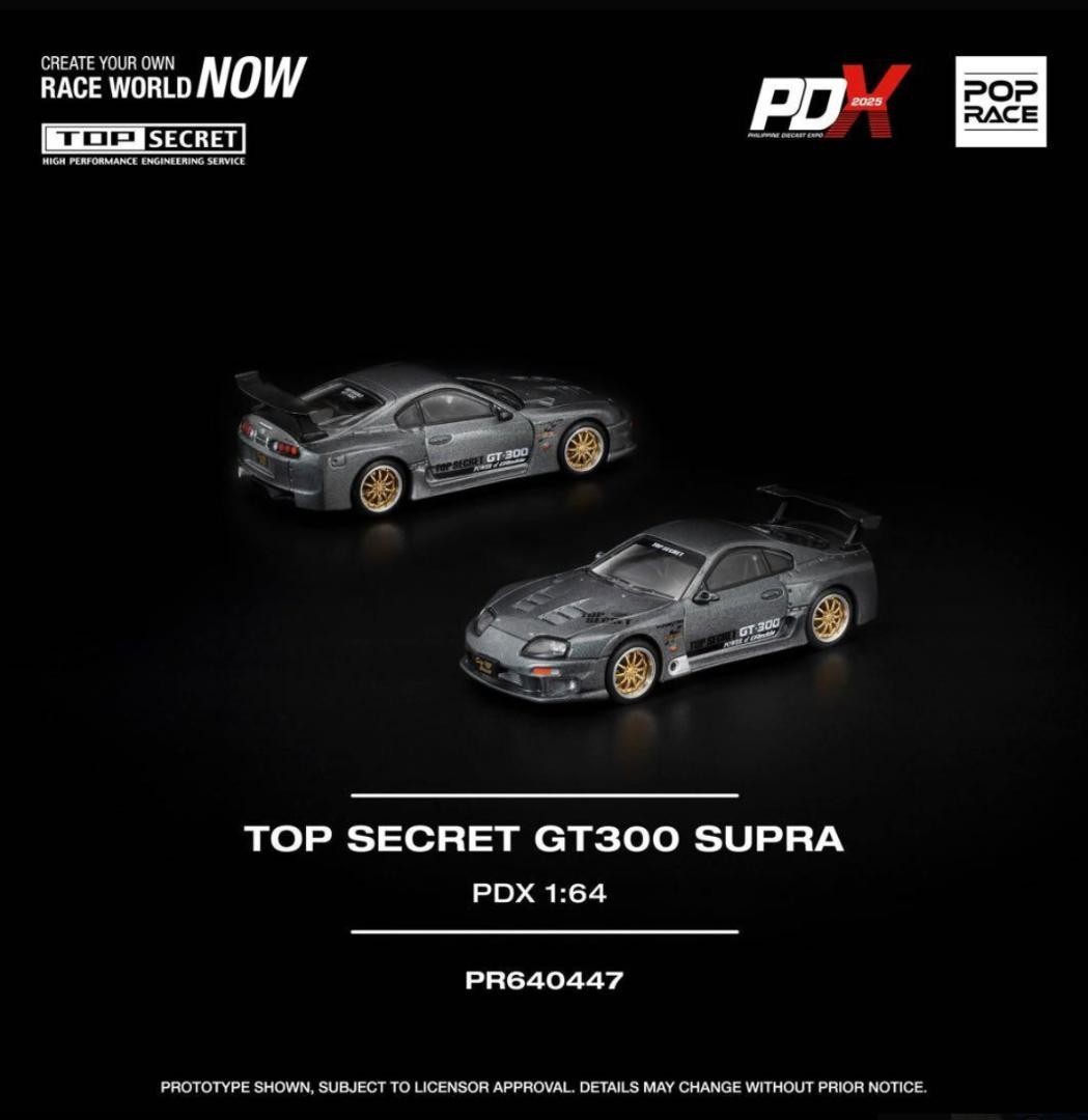 Pop Race 1/64 Top Secret GT300