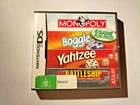 4 in 1 Nintendo DS Game (Monopoly, Boggle, Yahtzee, Battleship) Atari Games