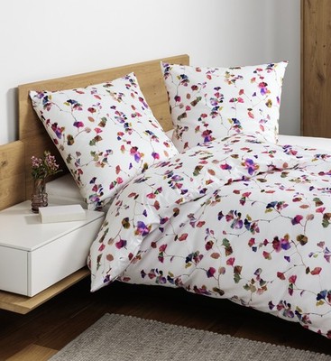 Janine Modern Art Mako Satin Bettwäsche 100% Baumwolle 135x200 155x220 2tlg