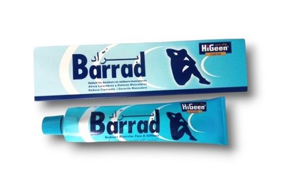 HiGeen Barrad Cold Muscle Strain Cream 120ml   Natural Topical Cream for Muscles