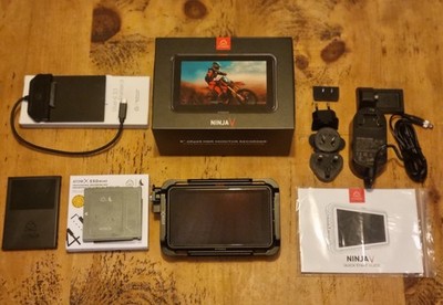 Atomos Ninja V 5 Zoll 4Kp60 HDR HDMI Recording Monitor. Mit Angelbird 500gb SSD