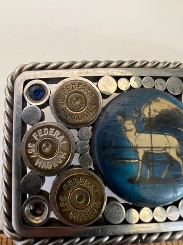VINTAGE 357 FEDERAL MAGNUM GÜRTELSCHNALLE BITTE LESEN - Bild 2 von 6