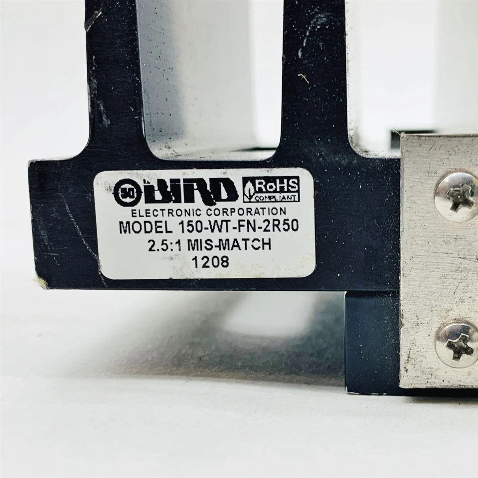 Bird Technologies 150-WT-FN-2R50 Termaline RF Load 150W 2.5:1 Mis-Match Resistor - Image 3 of 4