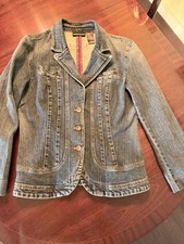 Vintage DKNY Jeans Denim Blazer Jacket Womens...