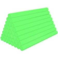 Hot Glue Sticks Glow in The Dark 36 Pack 4" Long x 0.27" Dia Low and High Temp 0.40 per gallon
