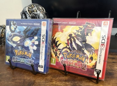 Pokemon Omega Rubin / Saphirblau Nintendo 3DS - Factory Sealed PAL + Hüllen