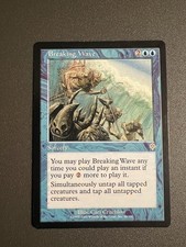 Breaking Wave 1x MtG Invasion INV Blue Rare