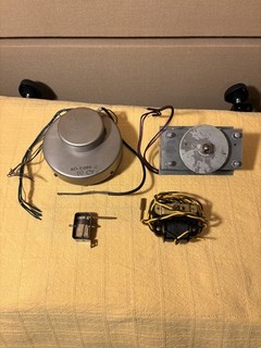 Vintage Hammond Tone Arm Motor & Parts UNTESTED AS IS