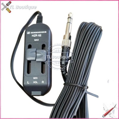 HZR 62 With L R Volume Sound Switch Headset Earphone Extension Cable Sennheiser 