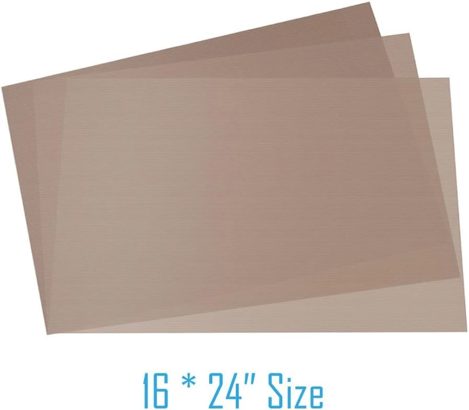 10 Pack Non-Stick PTFE Teflon Sheets 16x24 Heat Resistant Craft Mats for Heat Pr - Image 2 of 4