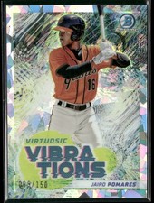 2024 Bowman Chrome Jairo Pomares #VV-18 Virtuosic Vibrations Atomic /150