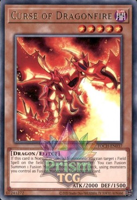 Fluch des Drachenfeuers Rare TOCH-DE037 Yugioh