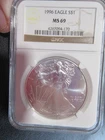 1996 American Silver Eagle 1 oz .999 MS 69 NGC US #4267094-170