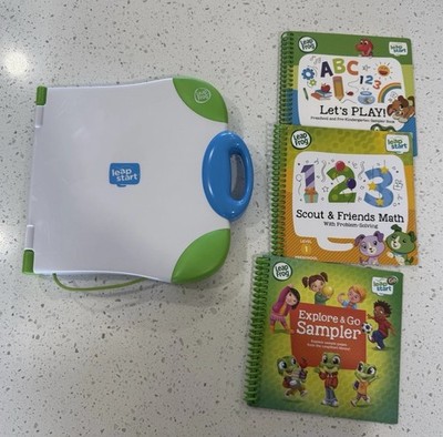 LeapFrog Leap Start Interactive Learning System With 3 Books Pen Tested Works