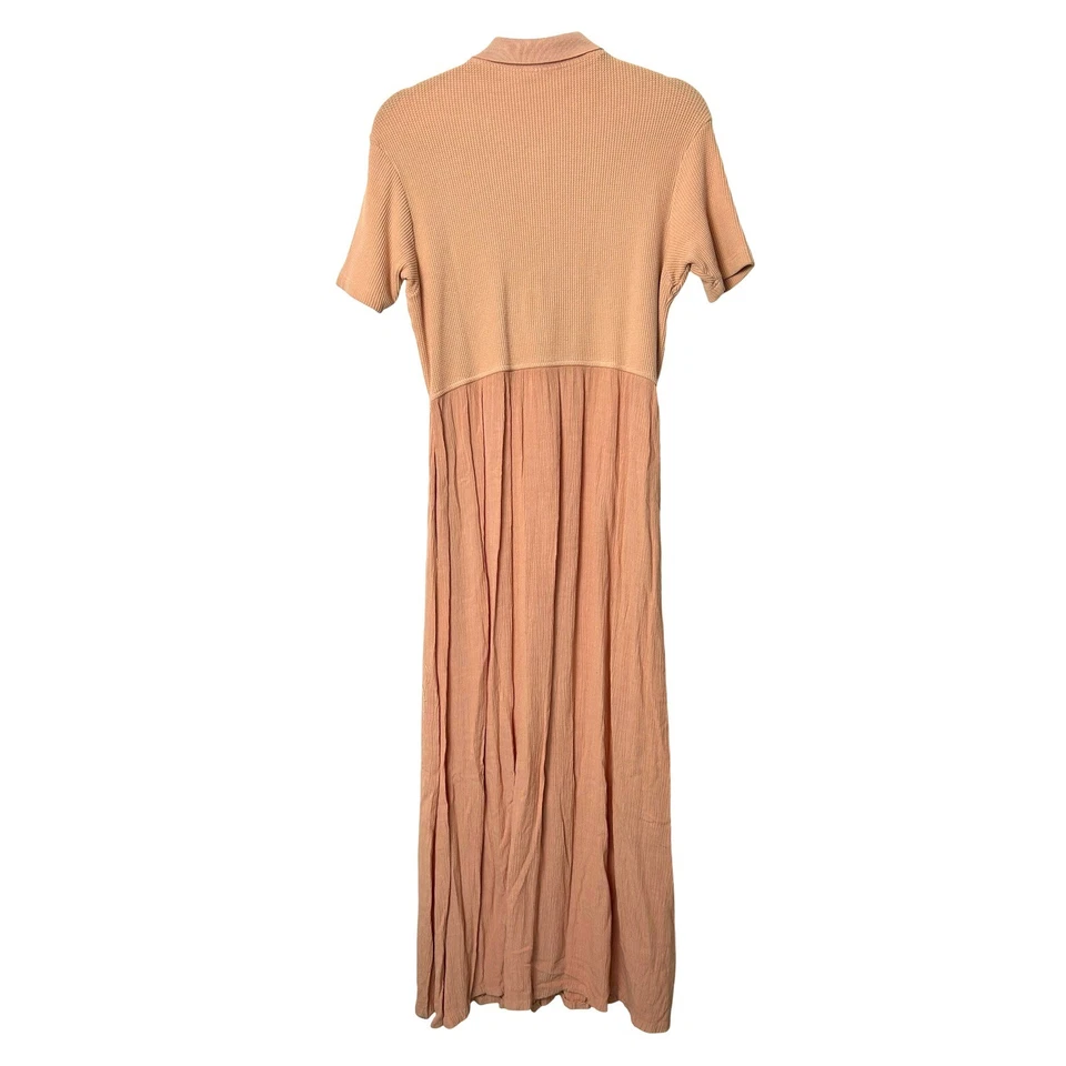 Maxi Vestido Vintage Barbara Lesser Rosa Talla Pequeña Retro Profesor Twee Cottagecore Foto 2 de 4