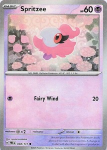 Spritzee 038/131 Prismatic Evolutions Reverse Holo Common