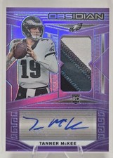 2023 Obsidian Electric Etch Purple /30 RPA Tanner McKee RC Auto Patch SSP