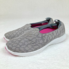 Vionic Hydra Slip-On Sneakers Women's SZ 8 Gray 331/ASR1288 AMS Orthotic NEW