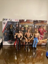 Lot of 6 Elite wwe figures NIB and Loose. edge chase, bam bam bigelow, nia jax +