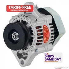 Powermaster 8173, One 75 Amp Race Alternator Denso Style 100Mm 12V Performance