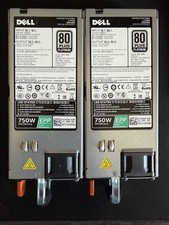 Lot of 2 Dell 0XW8W Poweredge R630 R730 R730xd 750W Power Supply E750E-S1