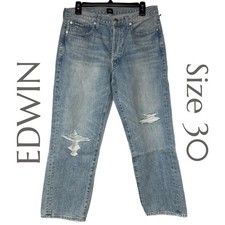 EDWIN - Kali Ankle Jeans Mission Wash - Organ...
