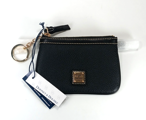 Dooney & Bourke Pebble Grain Wristlet Black Leather Medium NEW - Picture 16 of 16